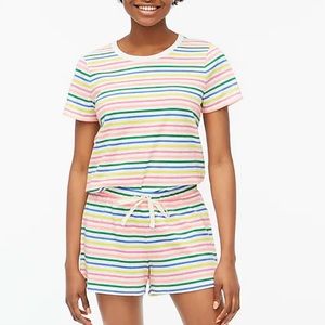 NWT J.Crew Striped 2PC Pajama Set